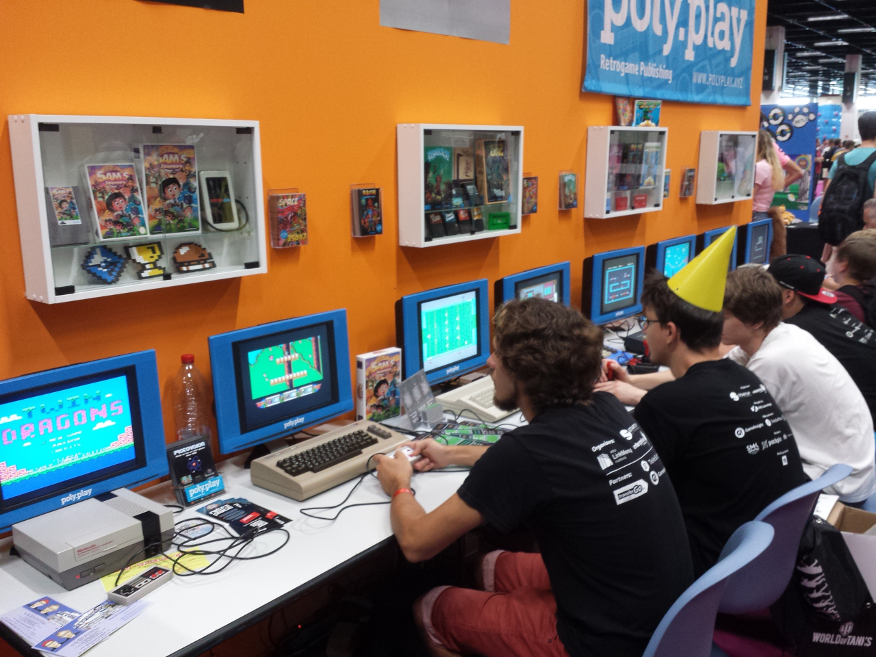 poly.play Stand At Gamescom Exhibition