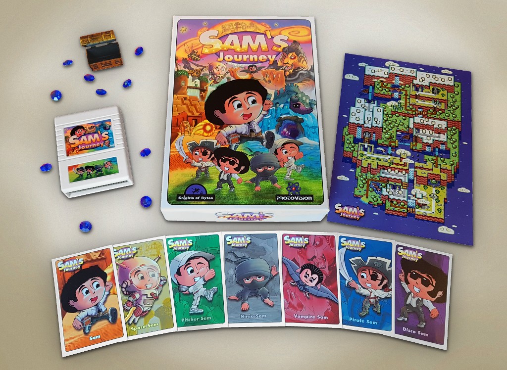 Sam's Journey C64 Box Contents Cart