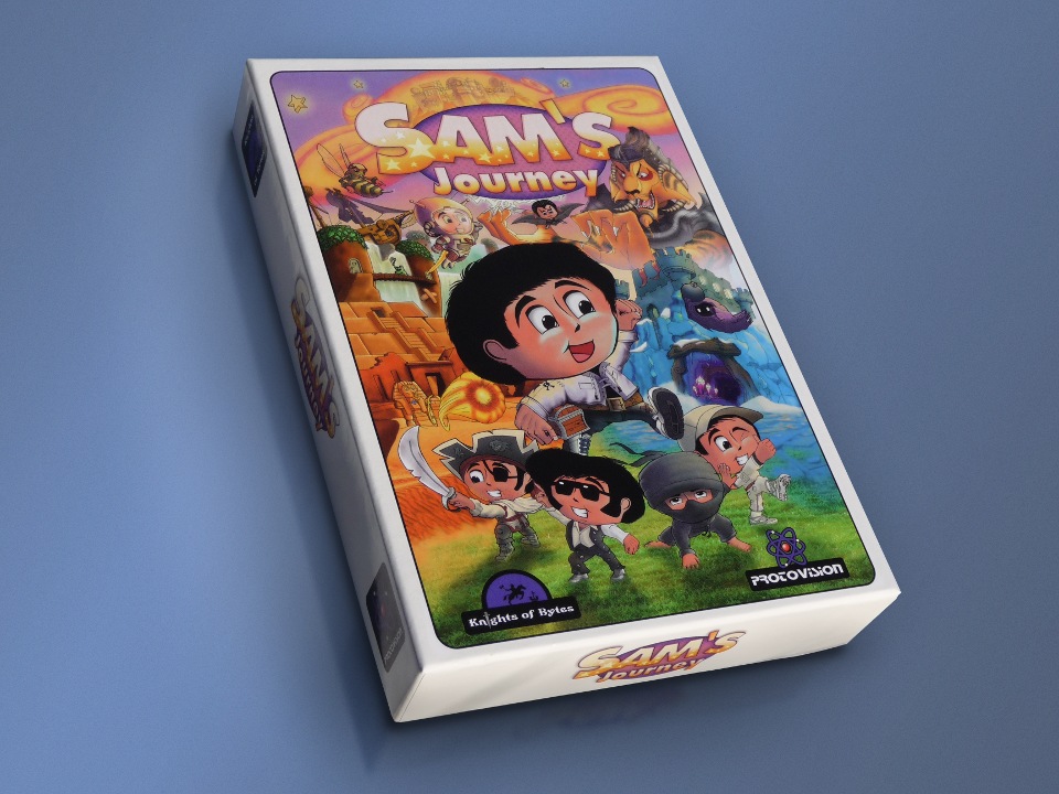 Sam's Journey C64 Cardboard Box
