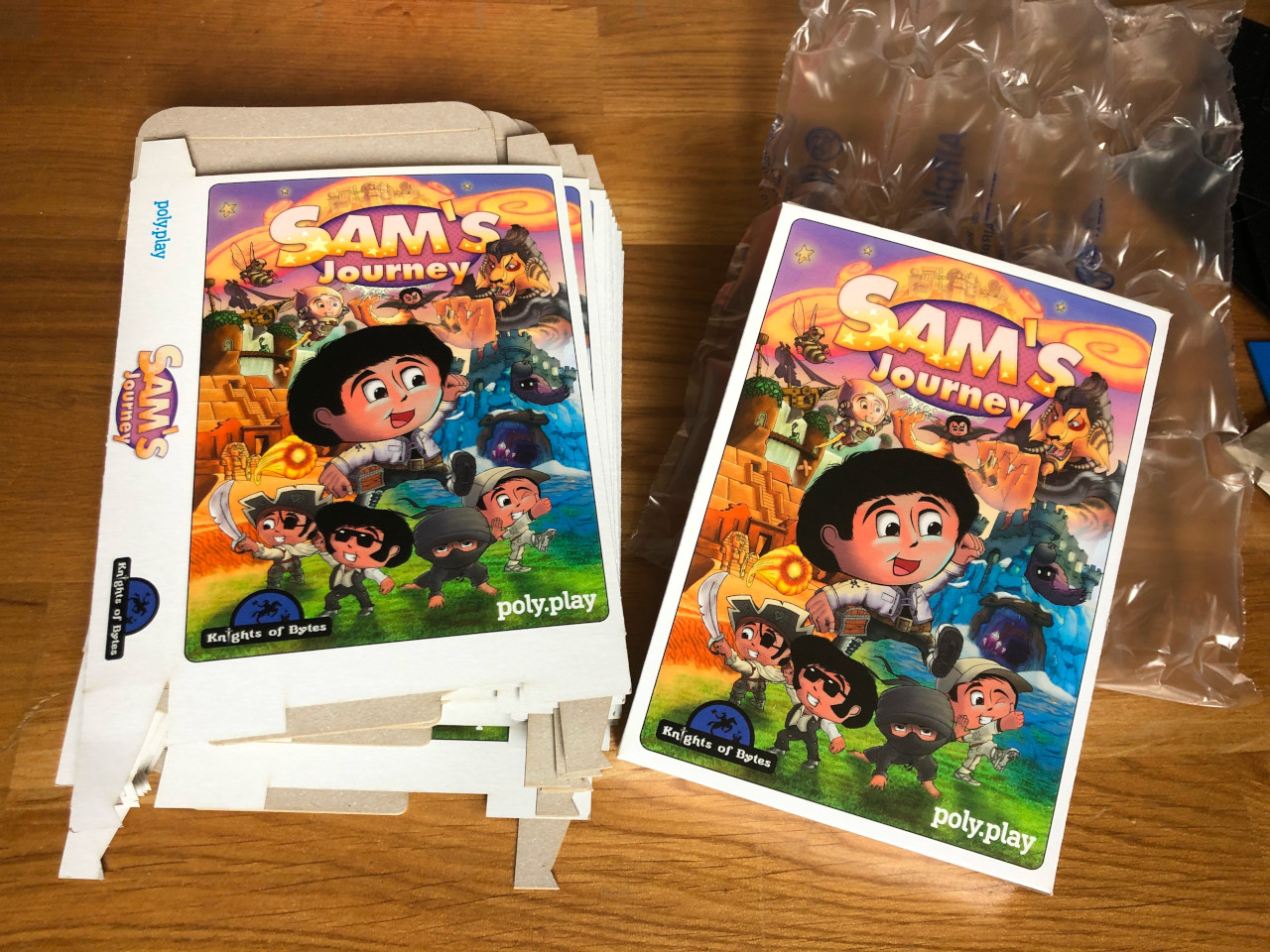 Sam's Journey NES Box Sample Arrived