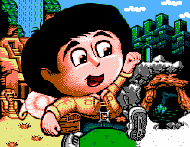 Sam's Journey NES Title Picture
