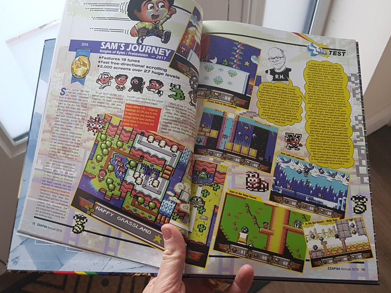Sam's Journey Zzap! Gold Medal